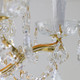 Maria Theresa Six Light Mini Chandelier (4405-GD-CL-SAQ)