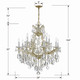 Maria Theresa 13 Light Chandelier (4413-GD-CL-SAQ)