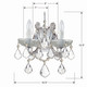 Maria Theresa Two Light Wall Sconce (4472-CH-CL-SAQ)