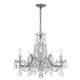 Maria Theresa Five Light Mini Chandelier (4476-CH-CL-MWP)