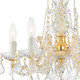 Maria Theresa Five Light Mini Chandelier (4476-GD-CL-MWP)