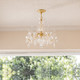 Maria Theresa Five Light Mini Chandelier (4476-GD-CL-MWP)