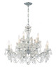 Crystorama - 4479-CH-CL-S - 12 Light Chandelier - Maria Theresa - Polished Chrome