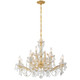 Maria Theresa 12 Light Chandelier (4479-GD-CL-I)