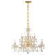 Maria Theresa 12 Light Chandelier (4479-GD-CL-S)