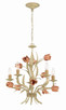Crystorama - 4805-SR - Five Light Chandelier - Southport - Sage Rose