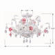 Lola Six Light Semi Flush Mount (4850-WW)