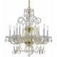 Crystorama - 5008-PB-CL-MWP - Eight Light Chandelier - Traditional Crystal - Polished Brass