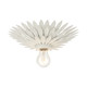 Crystorama - 500-MT - One Light Flush Mount - Broche - Matte White