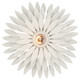 Crystorama - 500W-MT - One Light Wall Sconce - Broche - Matte White