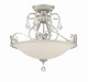 Ashton Three Light Semi Flush Mount (5010-OS-CL-MWP)