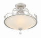 Ashton Three Light Semi Flush Mount (5010-OS-CL-MWP)