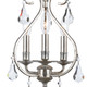Ashton Three Light Mini Chandelier (5013-OS-CL-S)