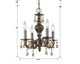 Paris Market Four Light Mini Chandelier (5024-VB-GT-MWP)