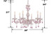 Paris Market Six Light Chandelier (5036-AW-RO-MWP)