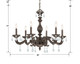 Paris Market Six Light Chandelier (5036-VB-CL-MWP)