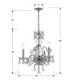Traditional Crystal Three Light Mini Chandelier (5044-CH-CL-MWP)