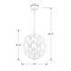 Broche Four Light Chandelier (504-MT)