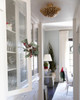 Broche Four Light Semi Flush Mount (505-GA)