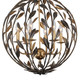 Broche Six Light Chandelier (506-EB-GA)