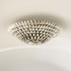 Broche Six Light Flush Mount (507-SA)