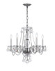 Crystorama - 5085-CH-CL-S - Five Light Chandelier - Traditional Crystal - Polished Chrome