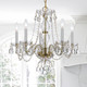 Traditional Crystal Five Light Chandelier (5085-PB-CL-MWP)