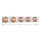 Broche Five Light Bathroom Vanity (508-GA-SA)