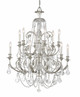 Crystorama - 5119-OS-CL-MWP - 12 Light Chandelier - Regis - Olde Silver