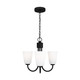 Generation Lighting - GLC1123MBK - Three Light Chandelier - Miles - Midnight Black