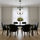Miles Three Light Chandelier (GLC1123MBK)