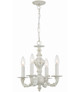 Crystorama - 5124-AW - Four Light Mini Chandelier - Paris Market - Antique White