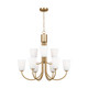 Miles Nine Light Chandelier (GLC1139SB)