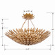 Broche Six Light Semi Flush Mount (517-GA_CEILING)