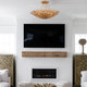 Broche Six Light Semi Flush Mount (517-GA_CEILING)
