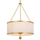 Broche Six Light Chandelier (518-GA)