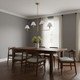 Mendota Four Light Chandelier (GLC1244SB)