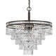 Crystorama - 5264-EB-CL-MWP - Seven Light Chandelier - Mercer - English Bronze