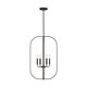 Generation Lighting - GLC1316MBK - Six Light Chandelier - Loretto - Midnight Black