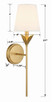 Broche One Light Wall Sconce (531-GA)