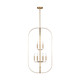 Generation Lighting - GLC1329SB - Nine Light Chandelier - Loretto - Satin Brass