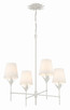 Broche Four Light Chandelier (534-MT)