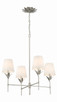 Broche Four Light Chandelier (534-SA)