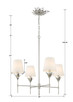 Broche Four Light Chandelier (534-SA)