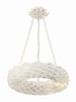 Crystorama - 535-MT - LED Chandelier - Broche - Matte White
