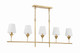 Broche Five Light Chandelier (537-GA)