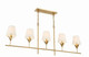 Broche Five Light Chandelier (537-GA)