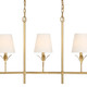 Broche Five Light Chandelier (537-GA)