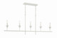 Broche Five Light Chandelier (537-MT)