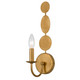 Crystorama - 541-GA - One Light Wall Sconce - Layla - Antique Gold